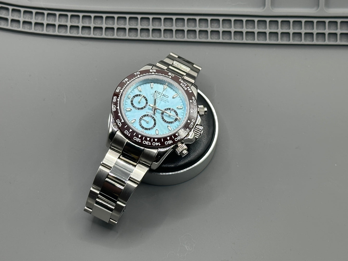 Custom Seiko Ice Blue Daytona